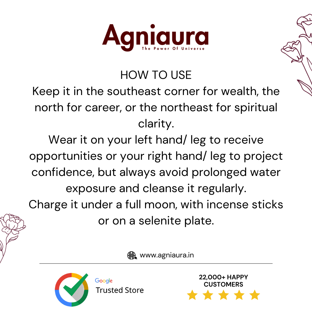 Mahalaxmi Raw Pyrite Anklet / Free Pyrite Stone