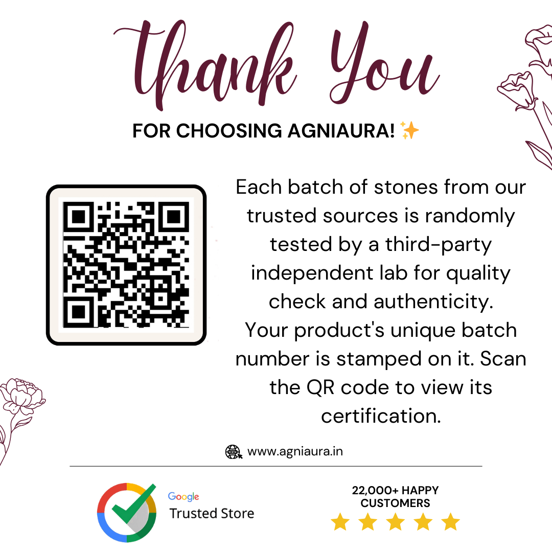 Mahalaxmi Raw Pyrite Anklet / Free Pyrite Stone